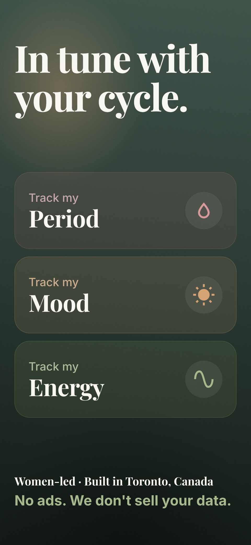 GetMyMood 经期记录·月经日历 · Store screenshots