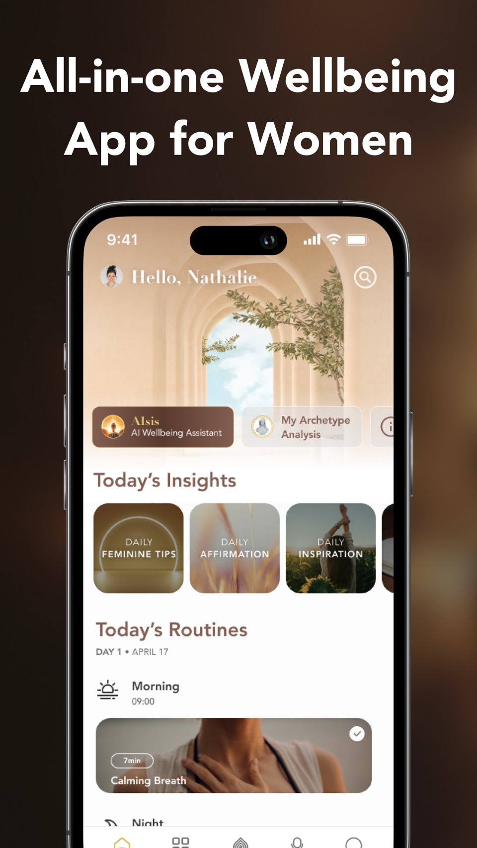 Goddess: Morning Routine Plan · Store screenshots