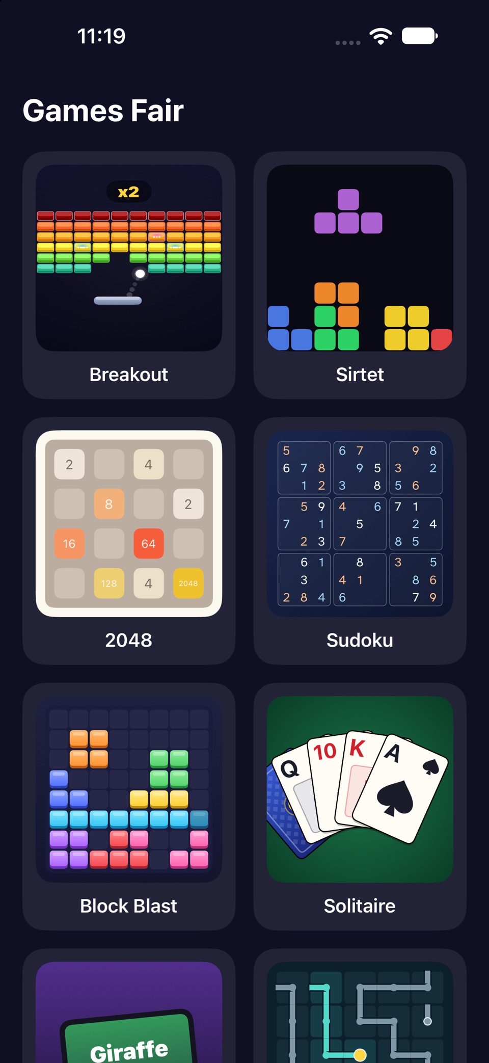Games Fair · Store screenshots