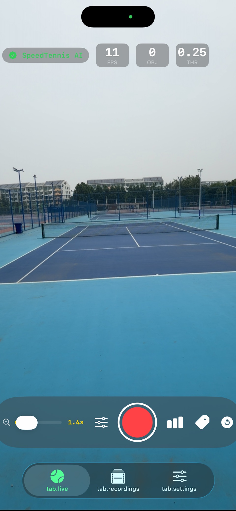 SpeedTennis：网球追踪 1