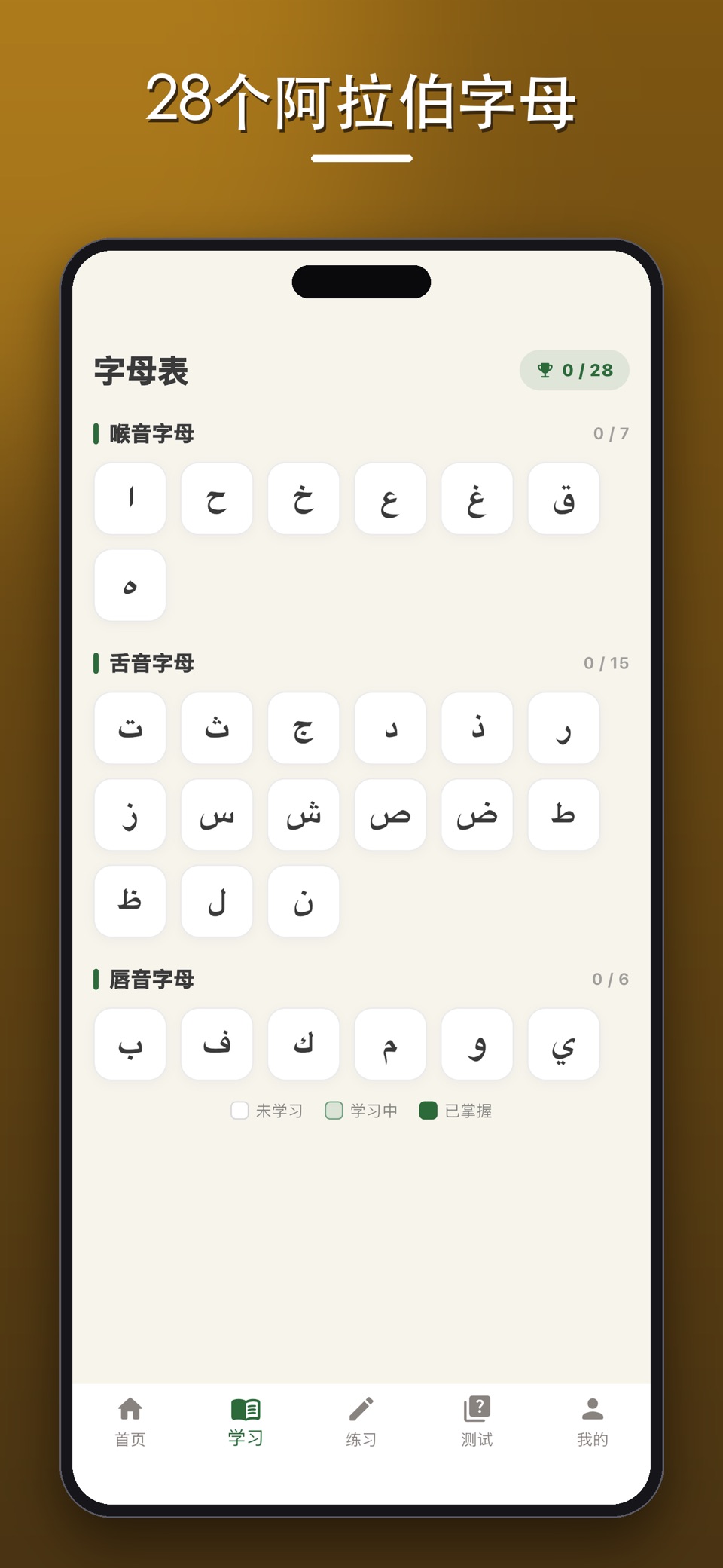 学阿拉伯语字母 2