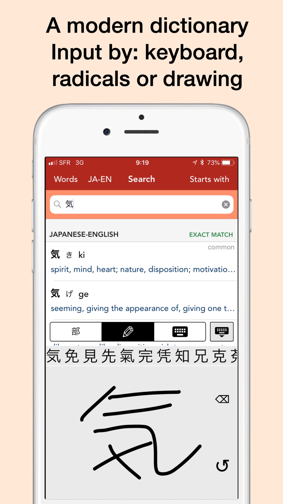 Yomiwa - 多语言日语词典与光学字符识别 (OCR) 3