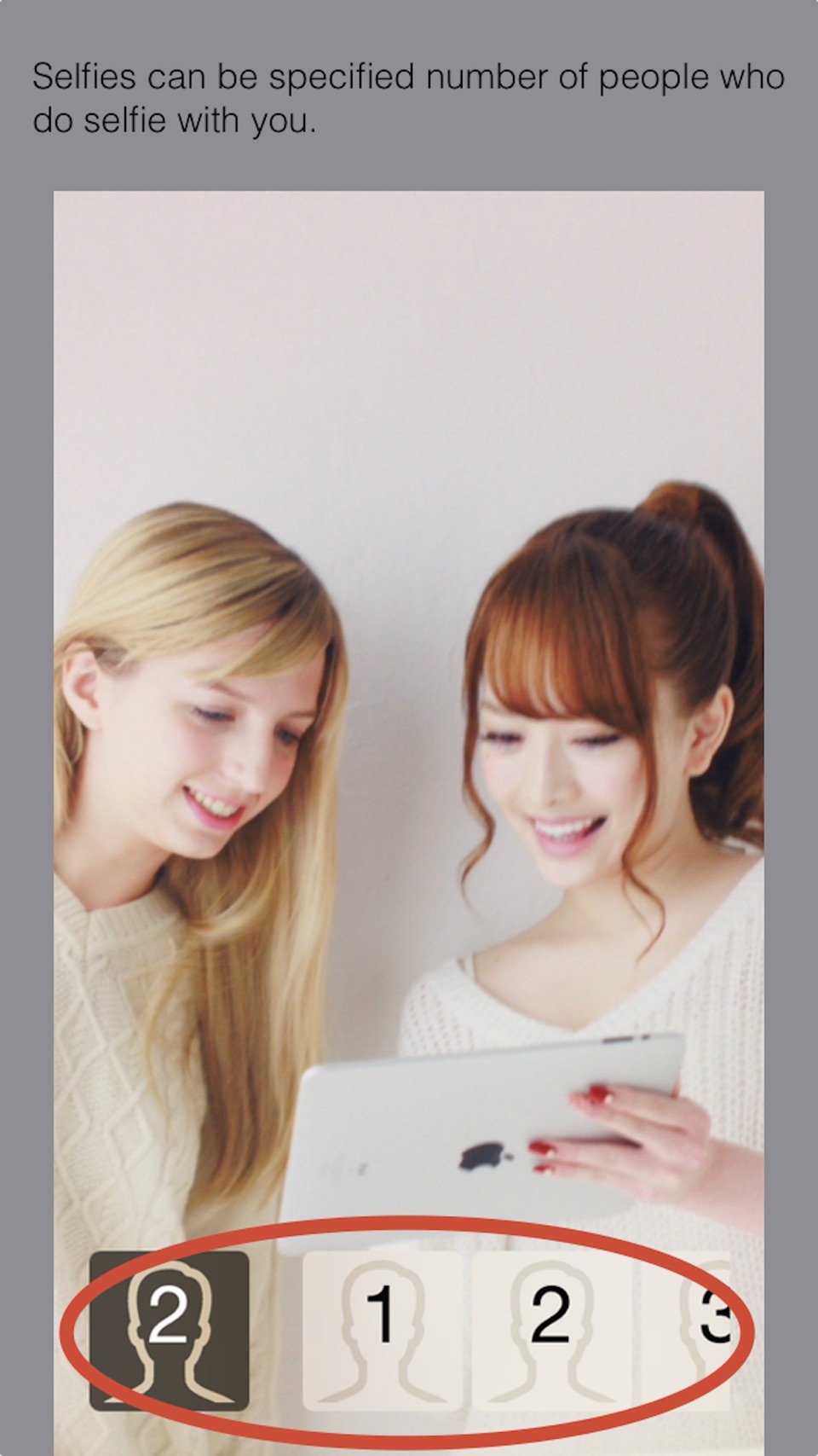 Selfies - Automatic selfie by multiple faces detection 1