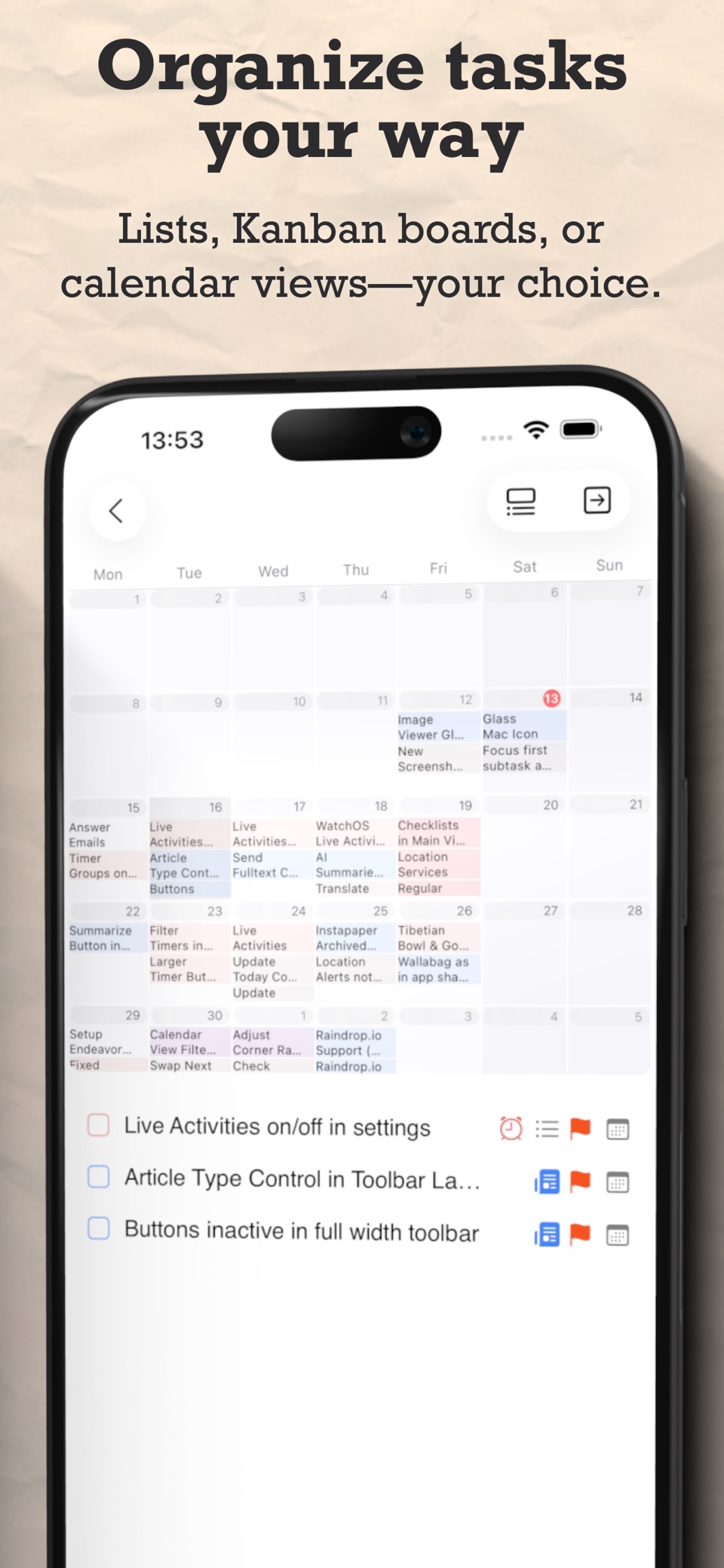 Task Focus：任务计划 2