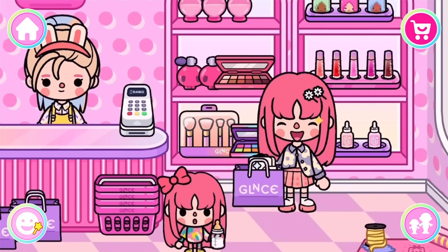 公主小镇世界: 女生米加迷你世界化妆装扮房子模拟器嘉年华大全 · Store screenshots