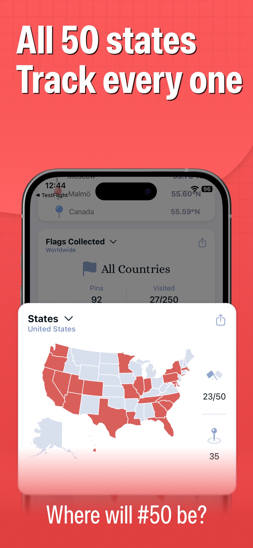 Pin Traveler: Travel Tracker 3