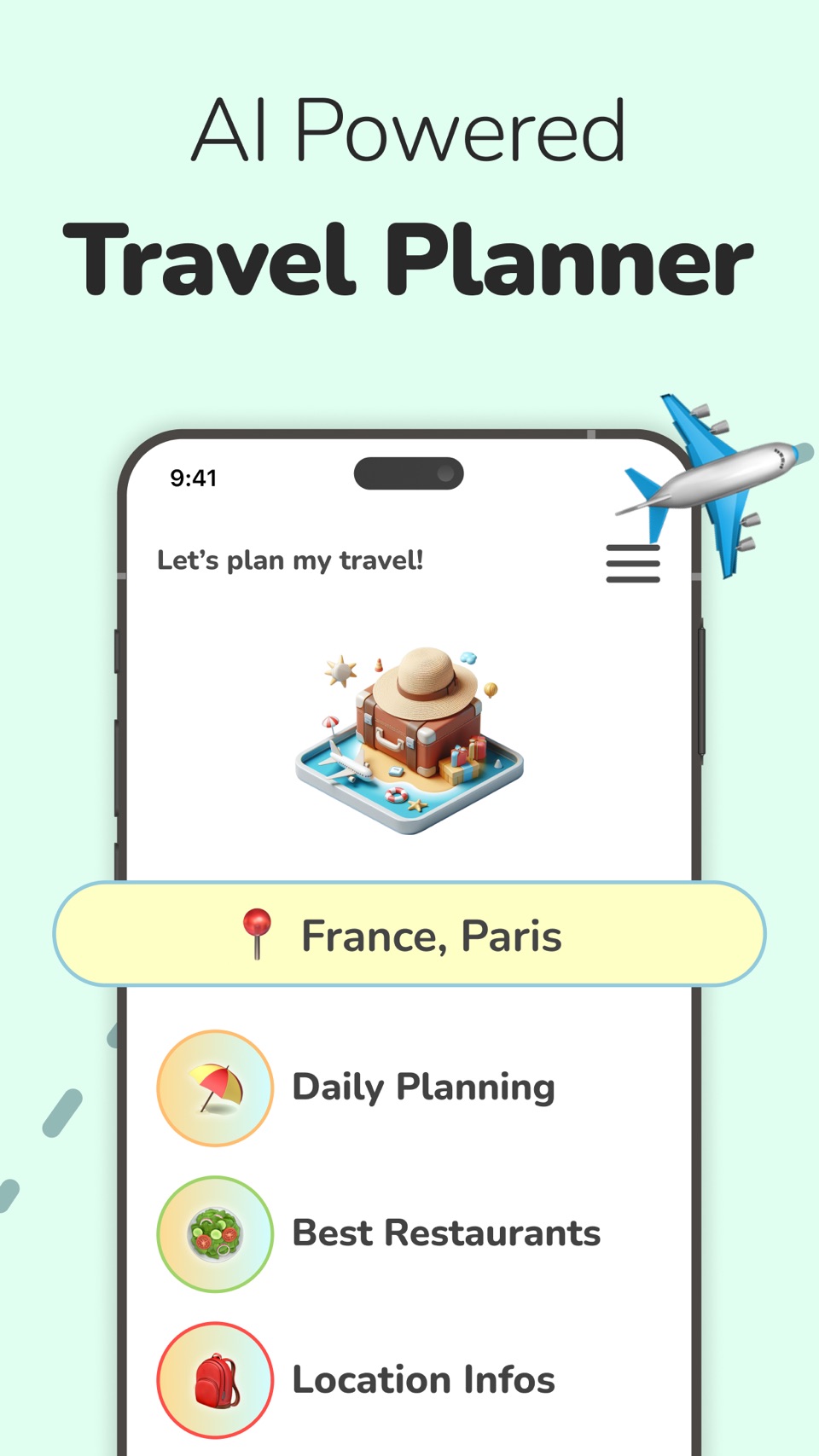 Trip AI - 制定度假计划，旅行 1