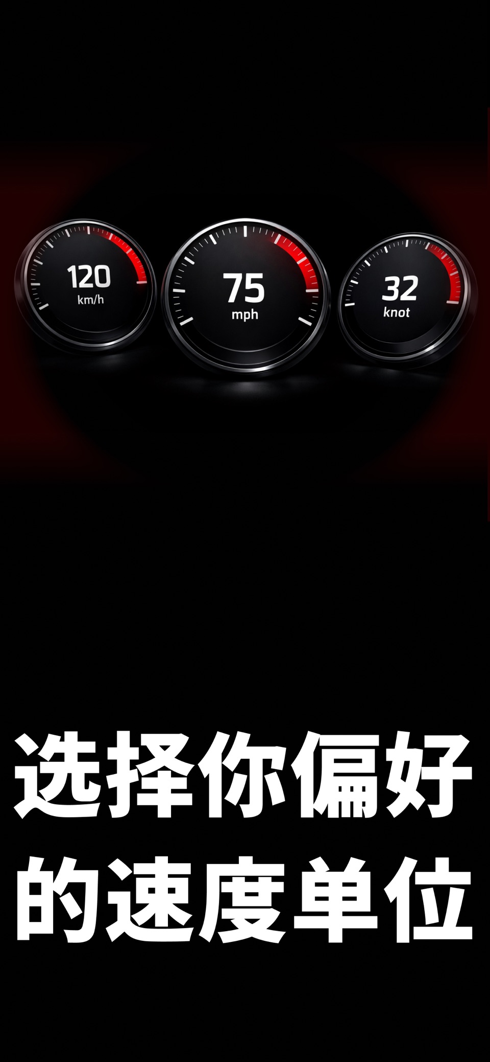 GPS测速仪 - 数字式速度跟踪器 KMH MPH KNOT 5