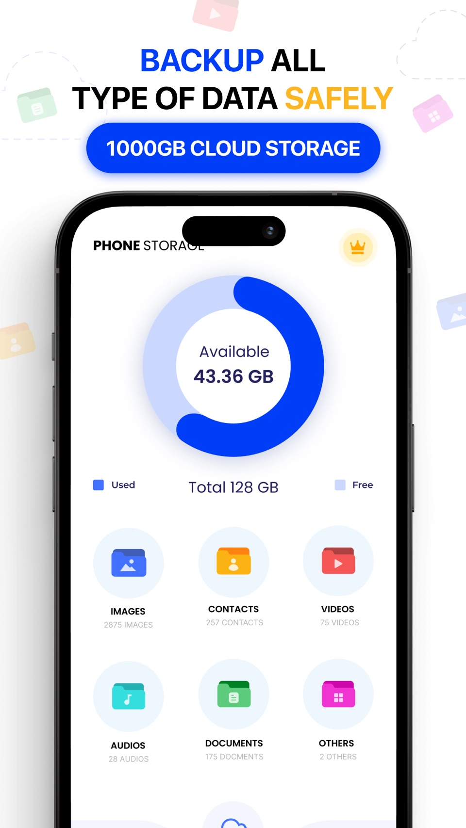 Cloud Storage: Drive, 云存储 · Store screenshots