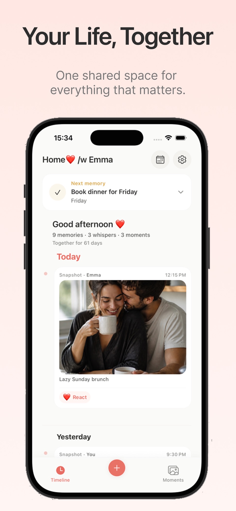 Wivit：情侣日记与计划 · Store screenshots