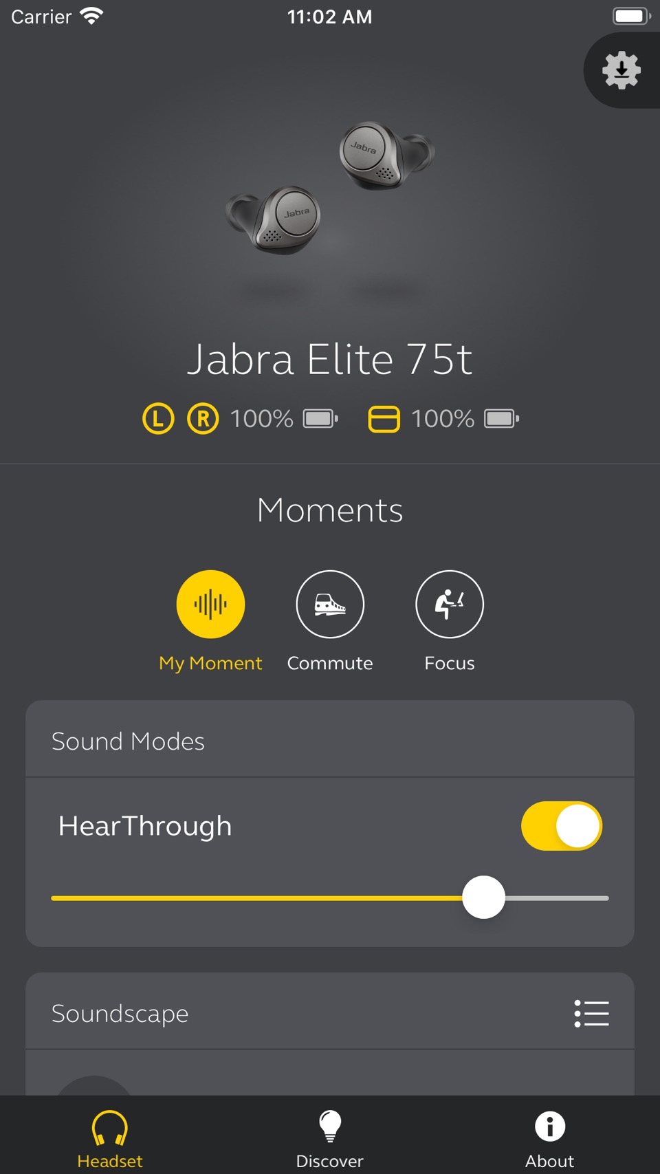 Jabra Sound+ · Store screenshots