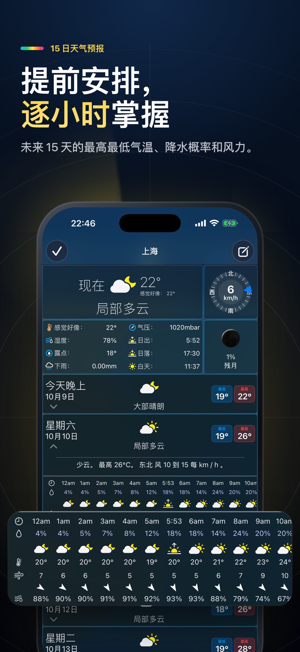 天气雷达和实况天气预报 3