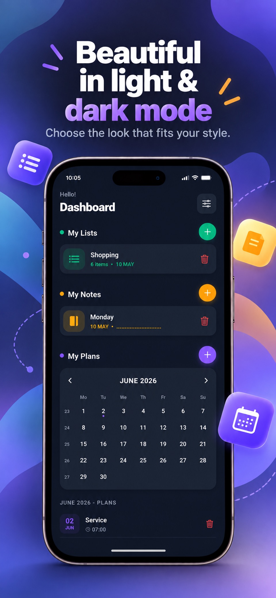 NoteList - Personal Organizer 2