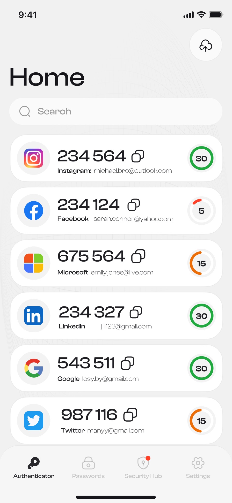 2FA & MFA 身份认证 HQ App · Store screenshots