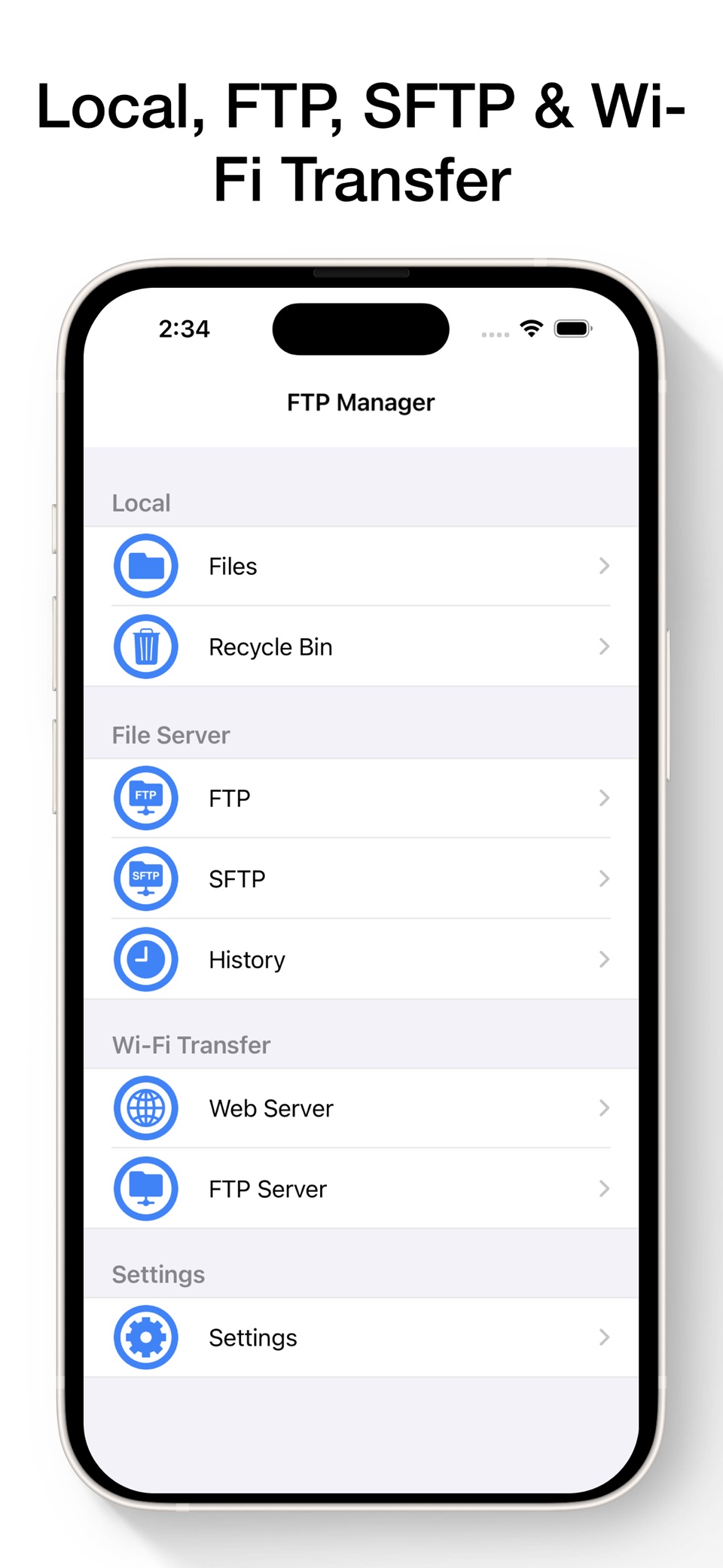 FTP管理器 - FTP与SFTP客户端 · Store screenshots
