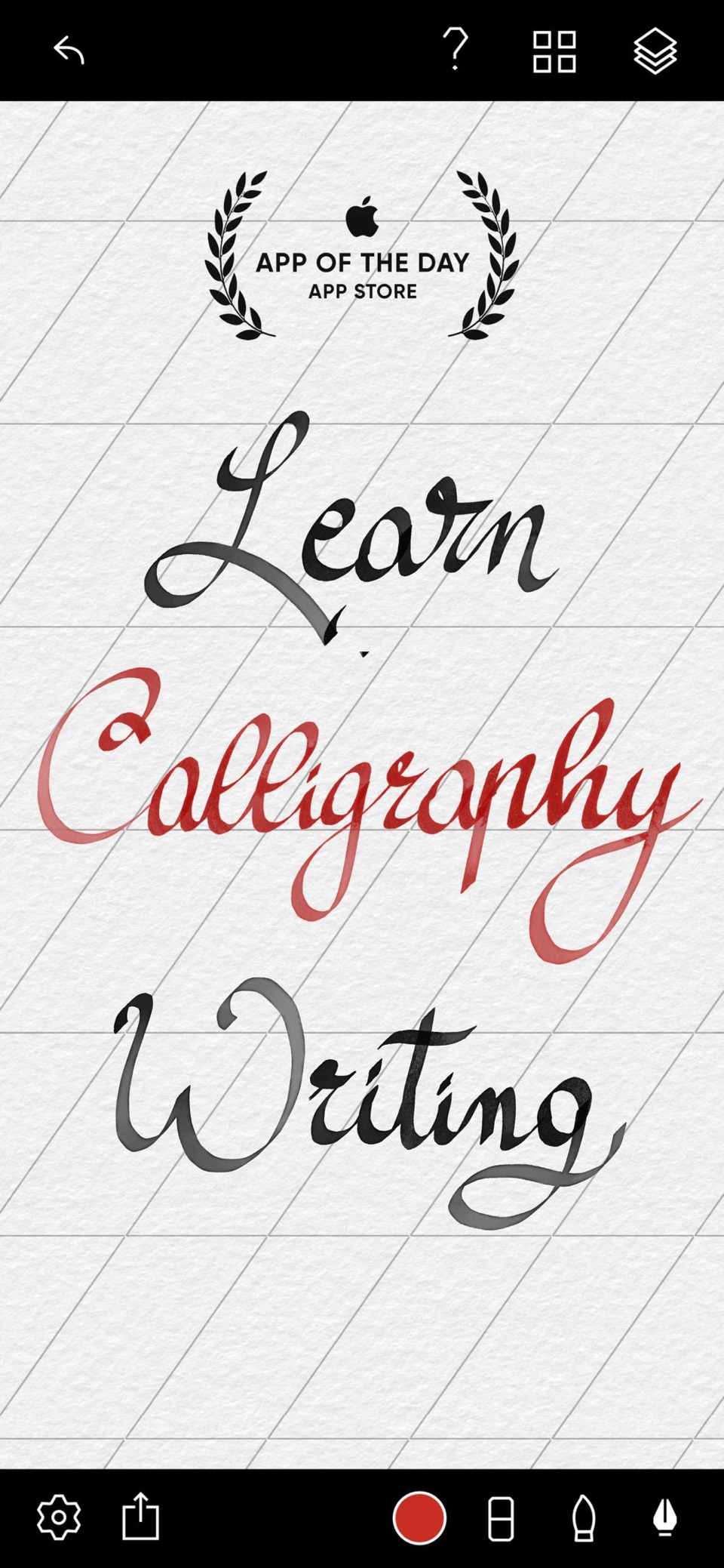 Tayasui Calligraphy · Store screenshots
