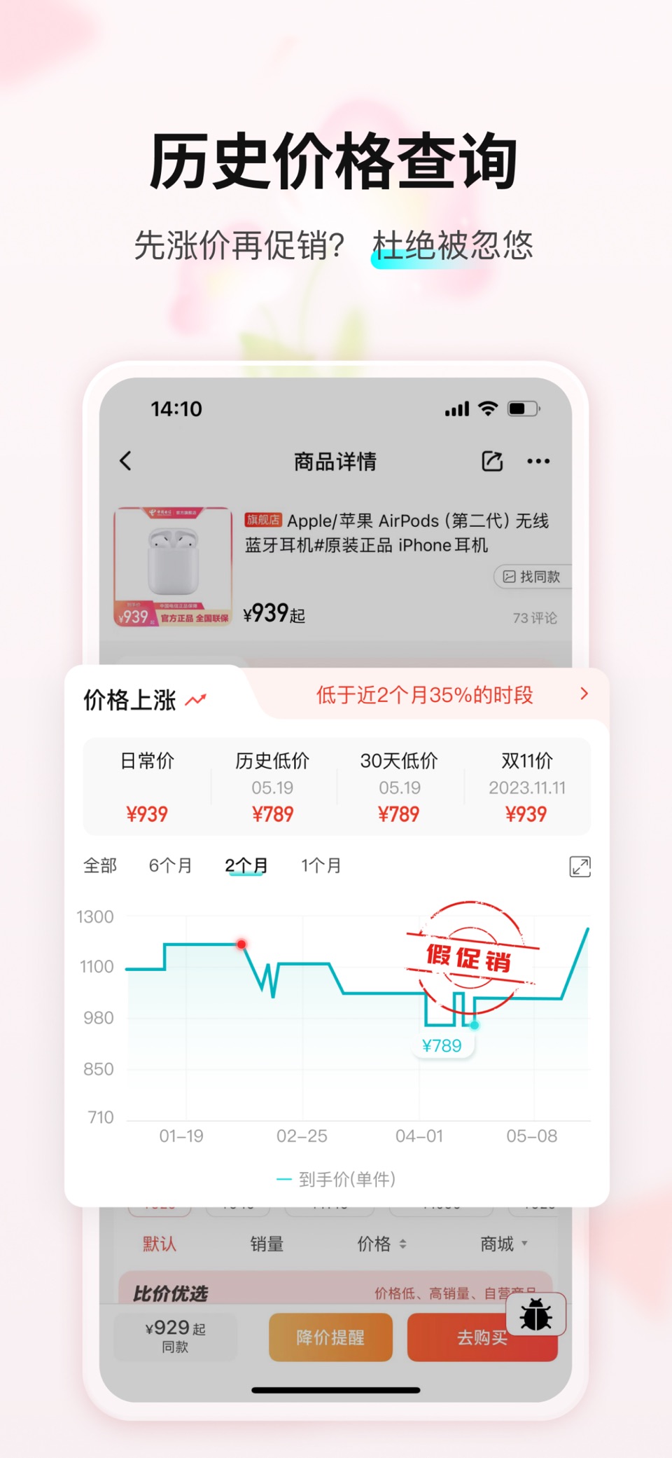 购物党-查历史价格比价搜券省钱助手 · Store screenshots