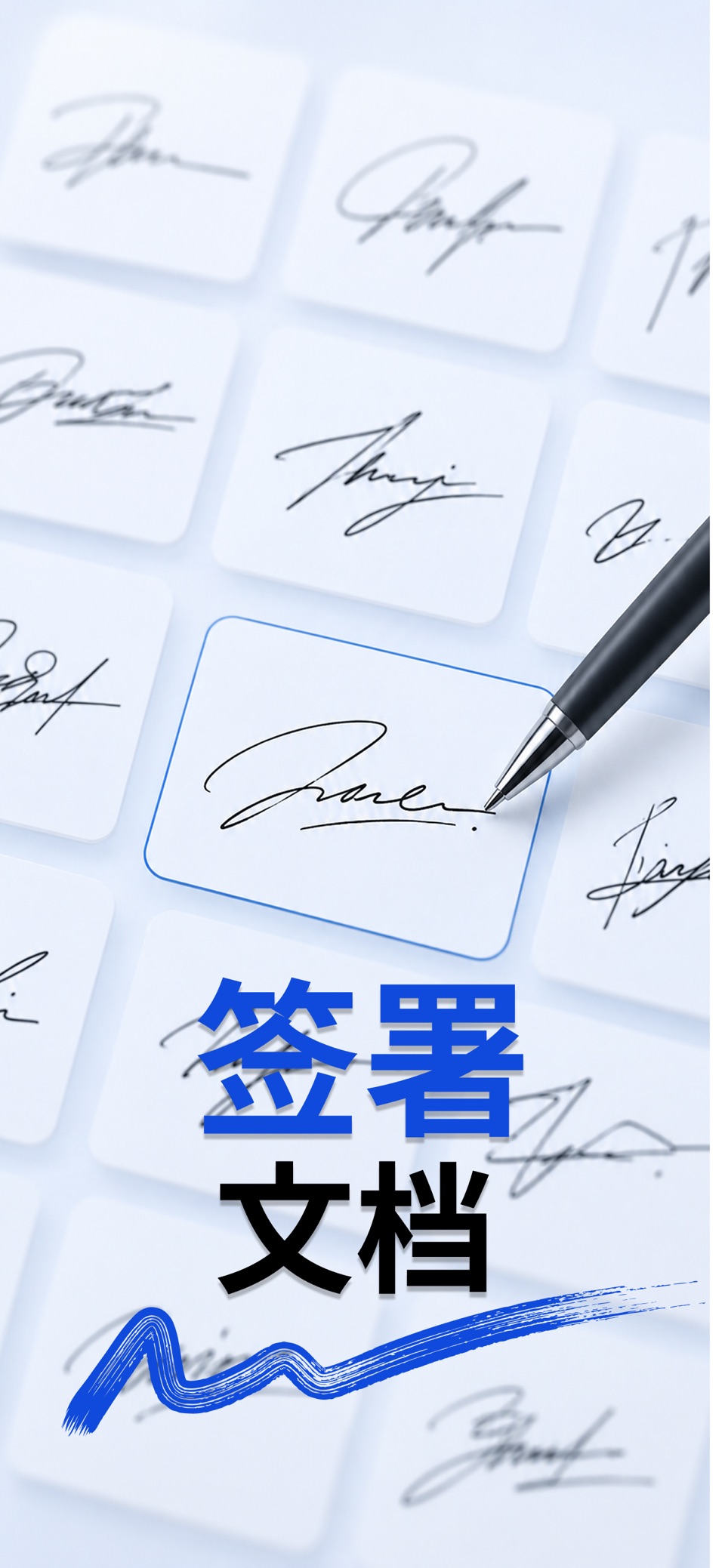 电子签名 - 手写签名软件,合同签字工具 · Store screenshots