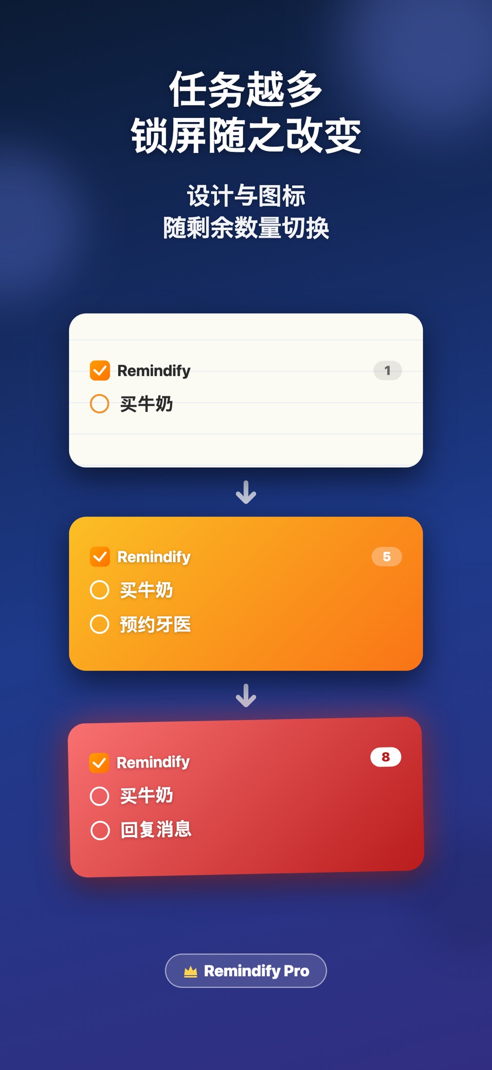 Remindify 锁屏待办·备忘·提醒 3