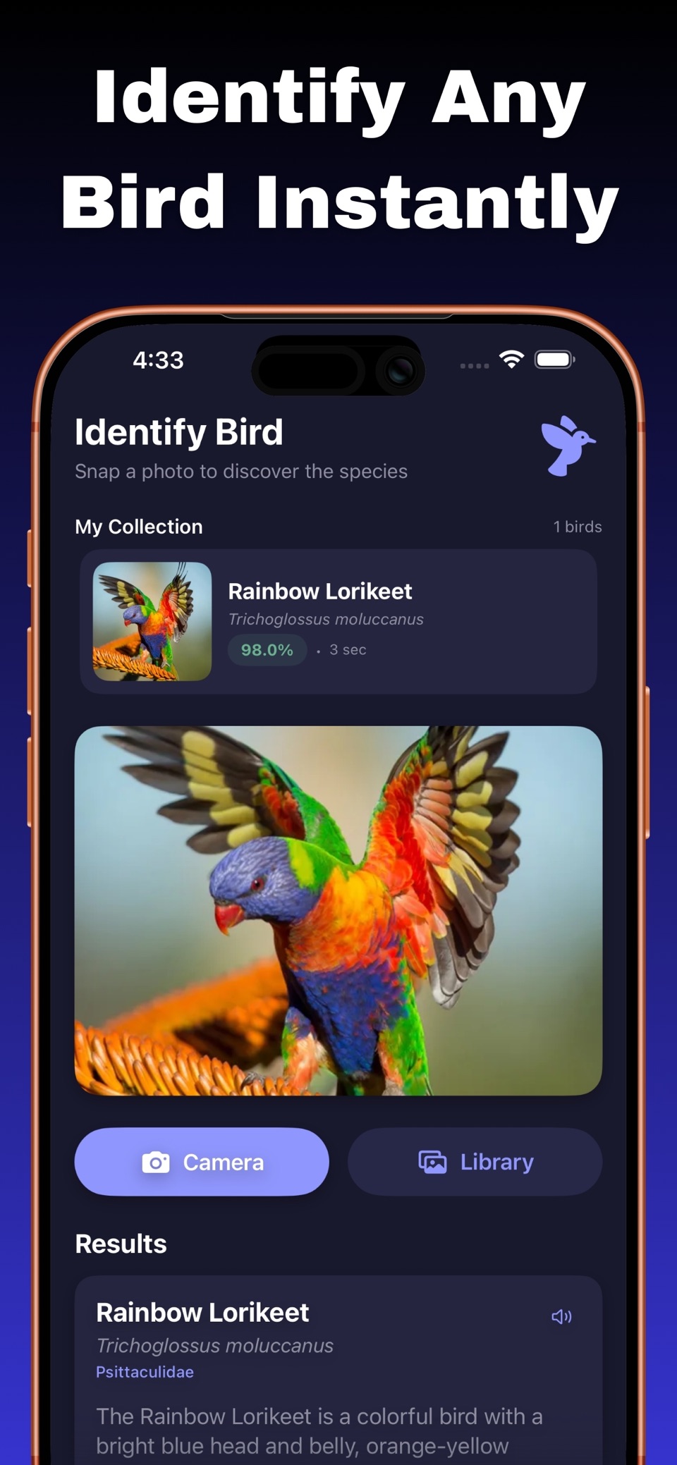 Bird Collection: AI识鸟 · Store screenshots