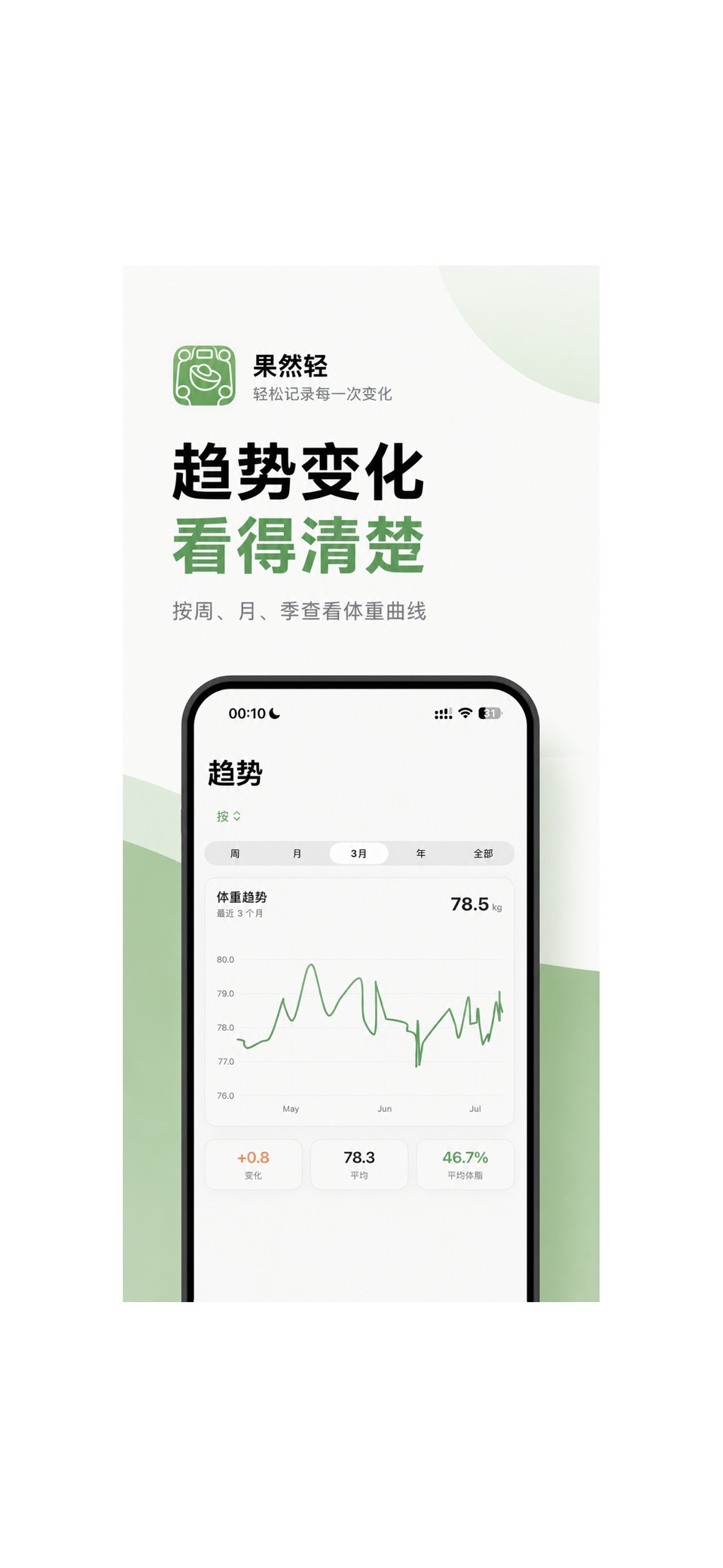 果然轻-体重记录助手 3