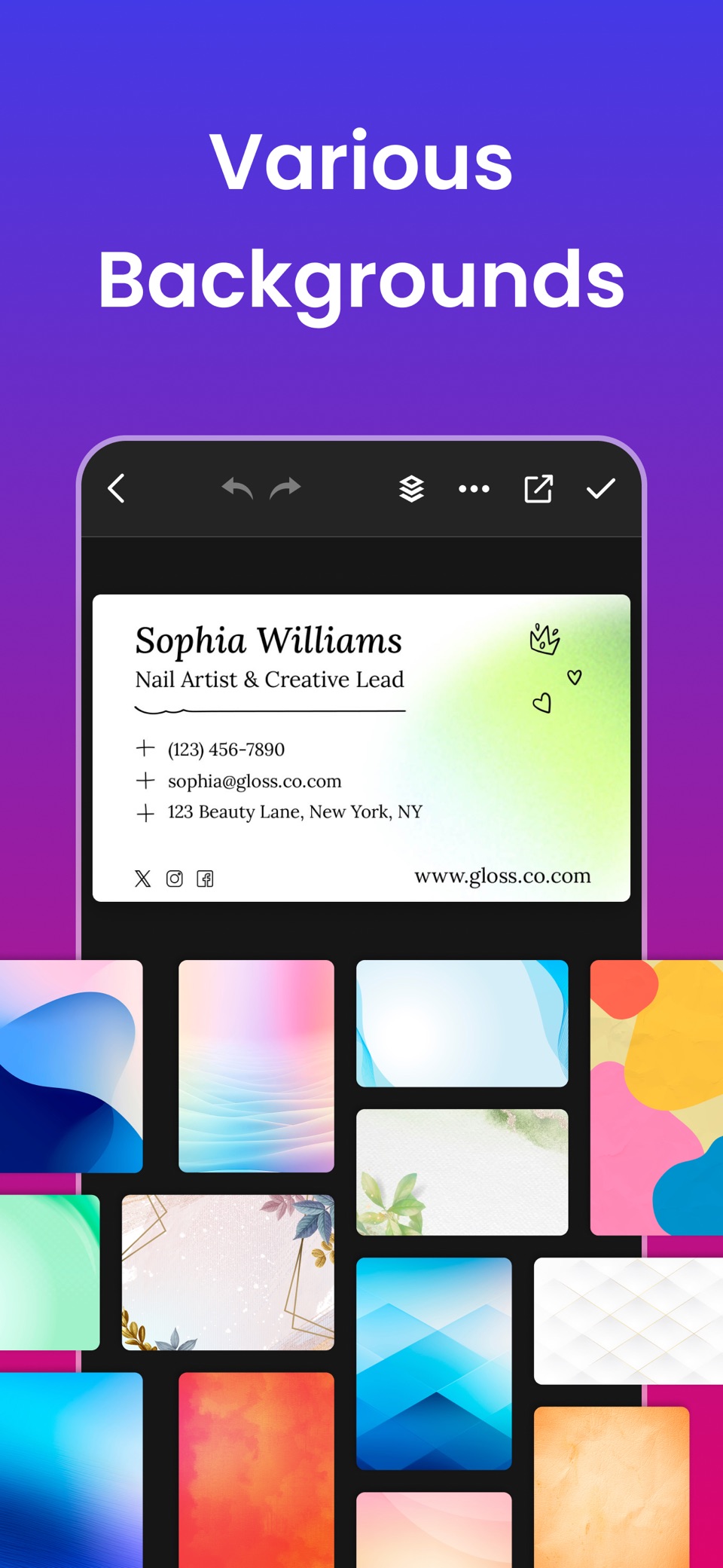 Business Card Maker: Generator 7