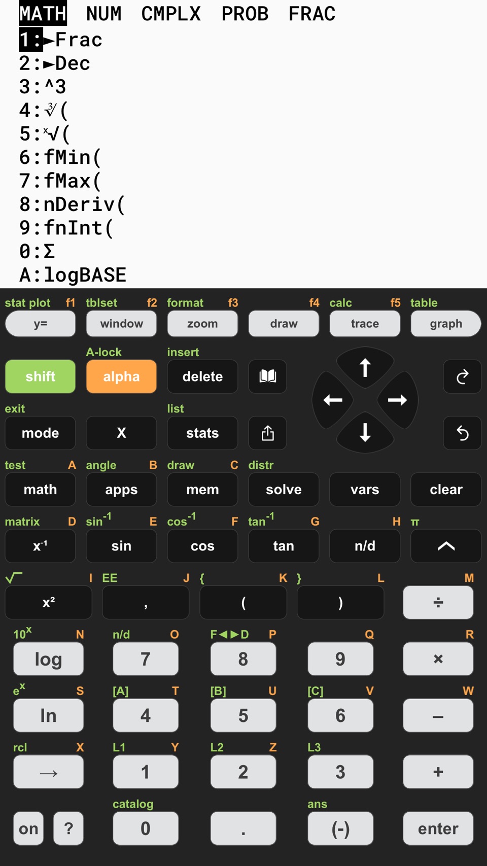 Taculator 84 Calculator 图形计算器 3