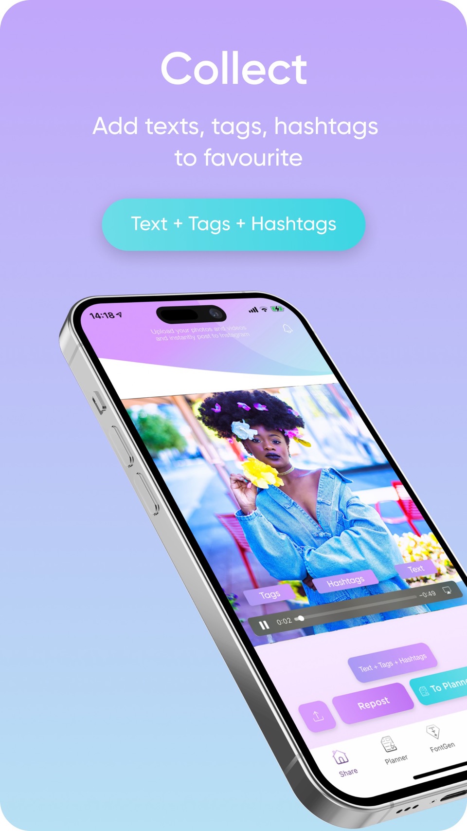 InstantMaker: repost & editor! 2
