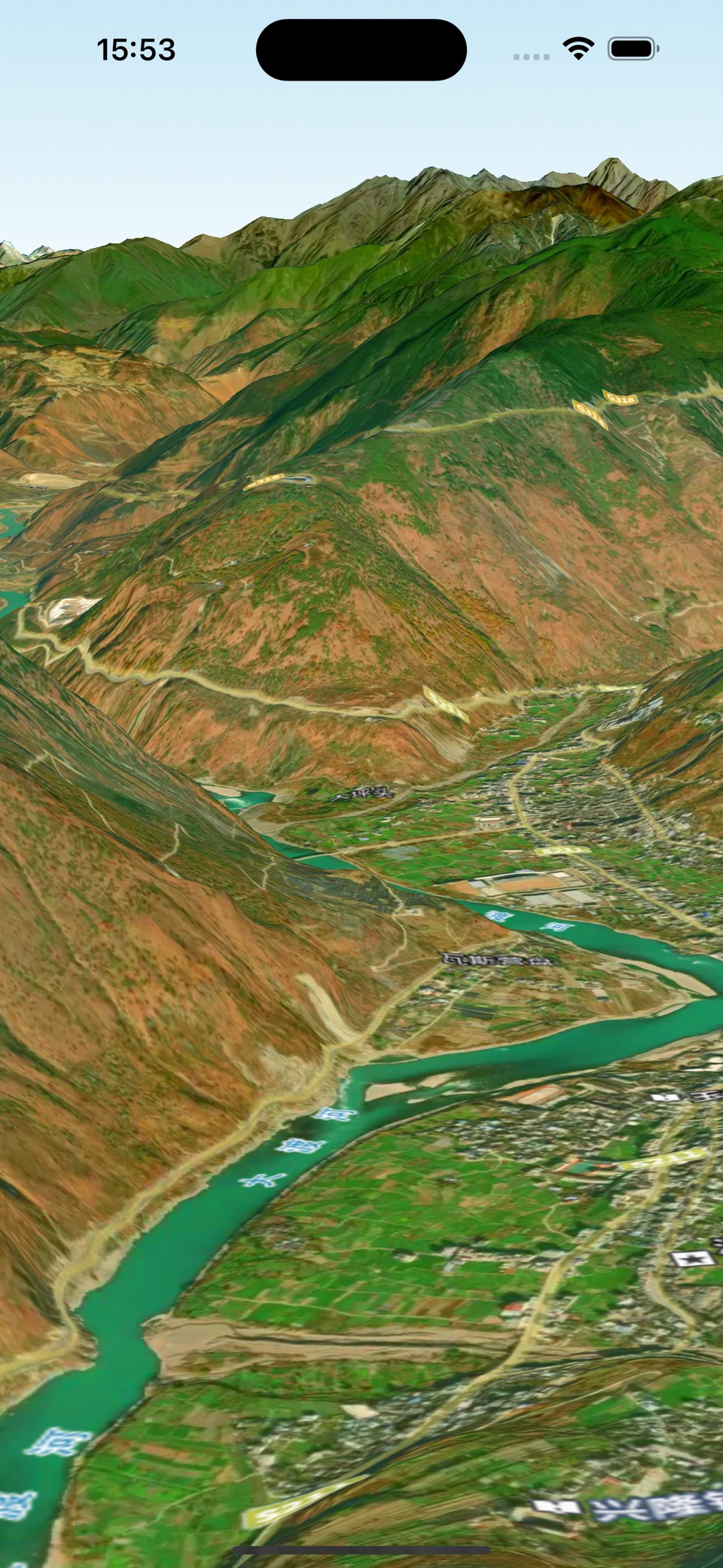 3D地球-高清卫星和3D地形的风水罗盘地图 · Store screenshots