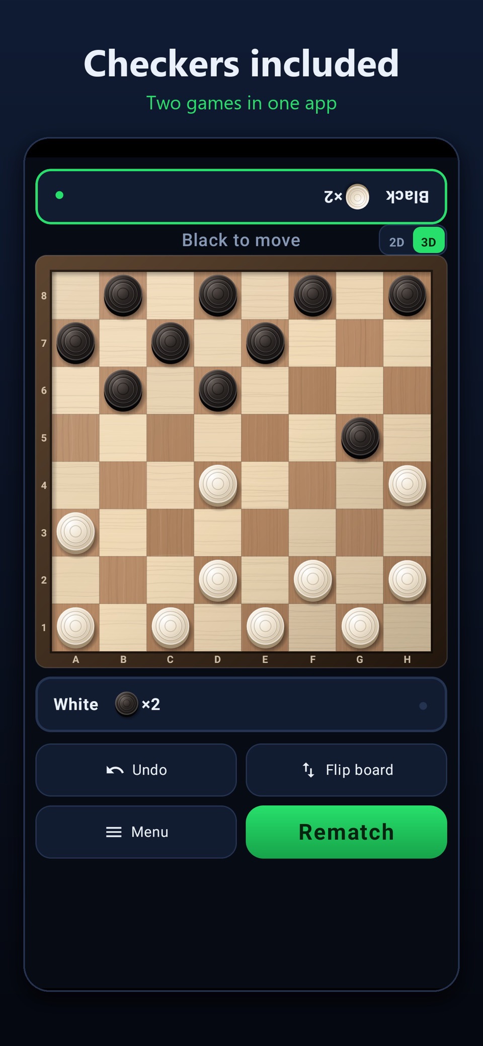 国际象棋和国际跳棋：Board Duo 2