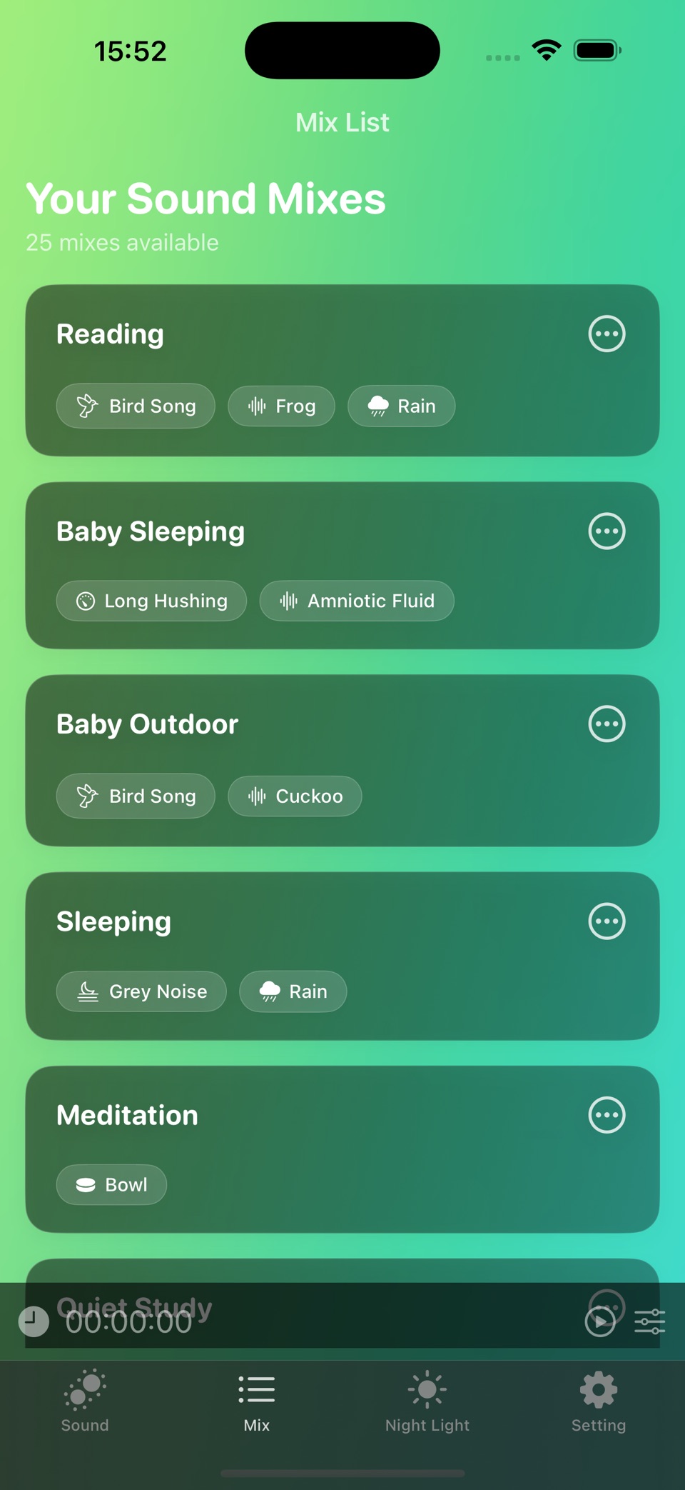 MixNoise: 冥想、助眠、哄睡白噪音、舒缓压力 2