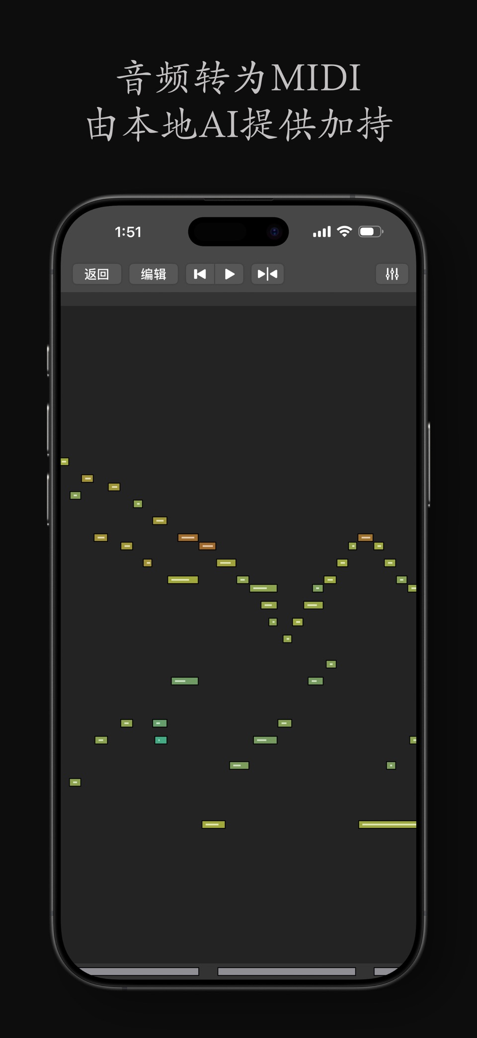 钢琴转谱 · Store screenshots