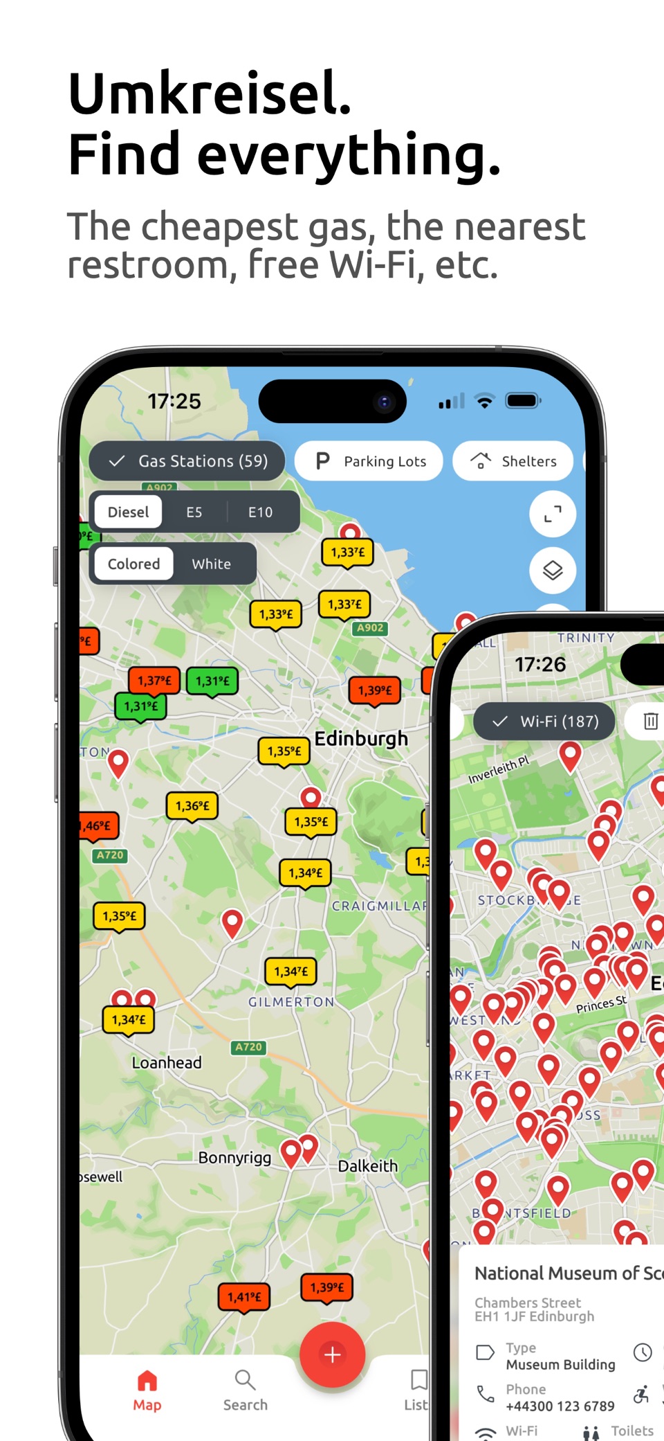 欧洲旅行 欧洲游 旅行规划 欧洲自驾游 Umkreisel · Store screenshots