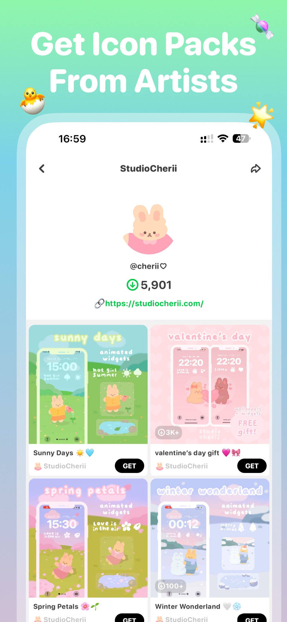 Handy - 超炫酷的互动桌面锁屏小组件和原创主题包 8