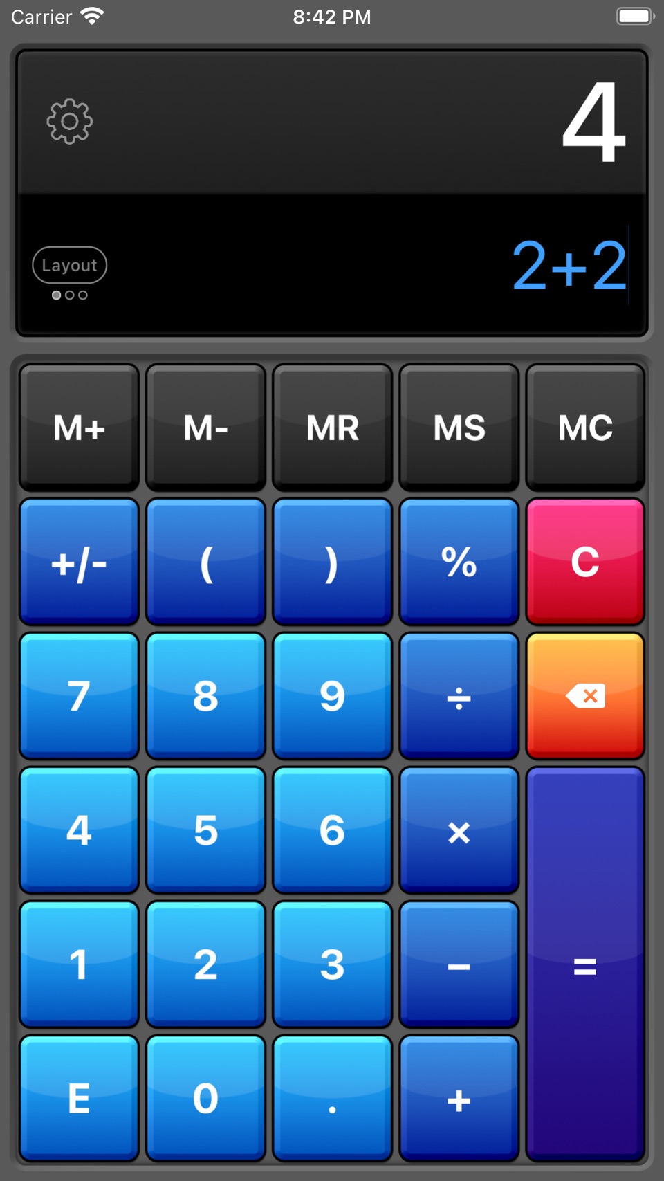 Calculator HD Pro Lite · Store screenshots