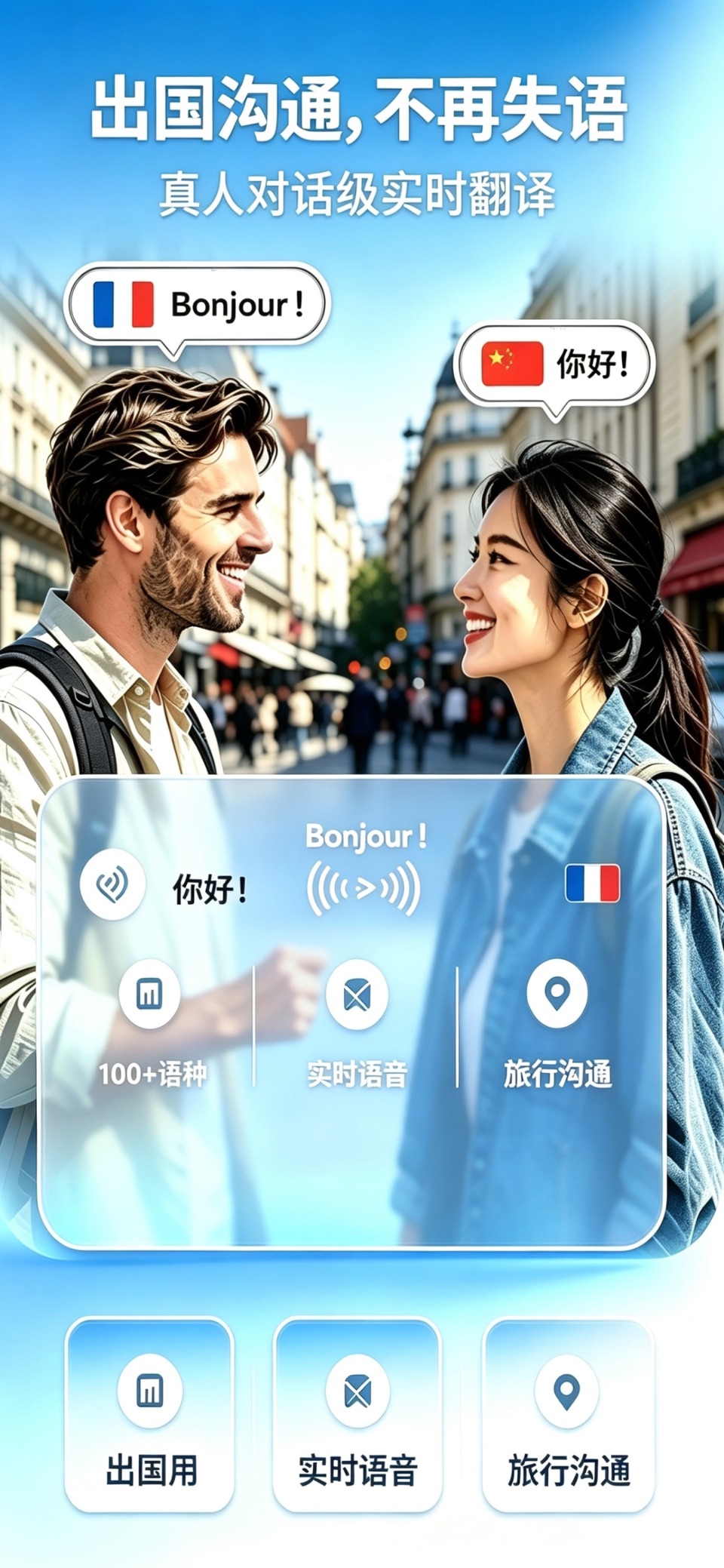 翻译-全球语言实时翻译 · Store screenshots