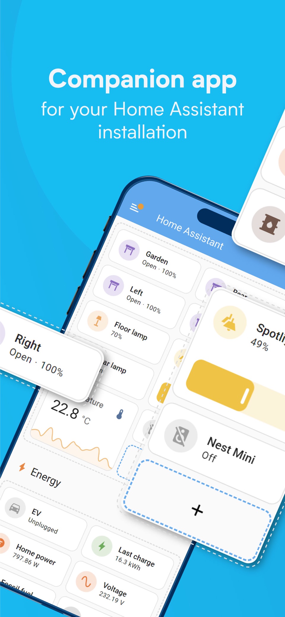 Home Assistant · Store screenshots