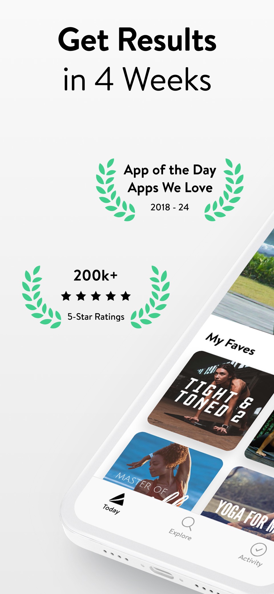 Asana Rebel: Get in Shape · Store screenshots