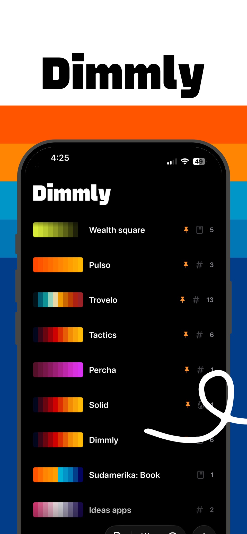 Dimmly：任务与习惯追踪 · Store screenshots