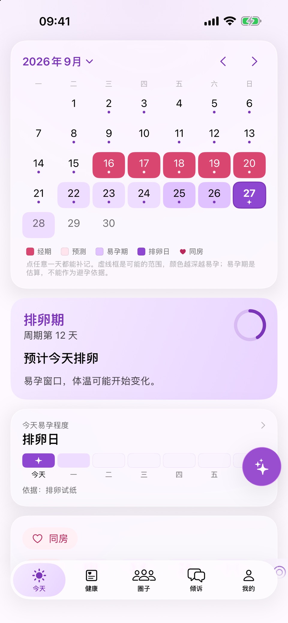 月季 - 经期月经记录·排卵期备孕怀孕助手 3