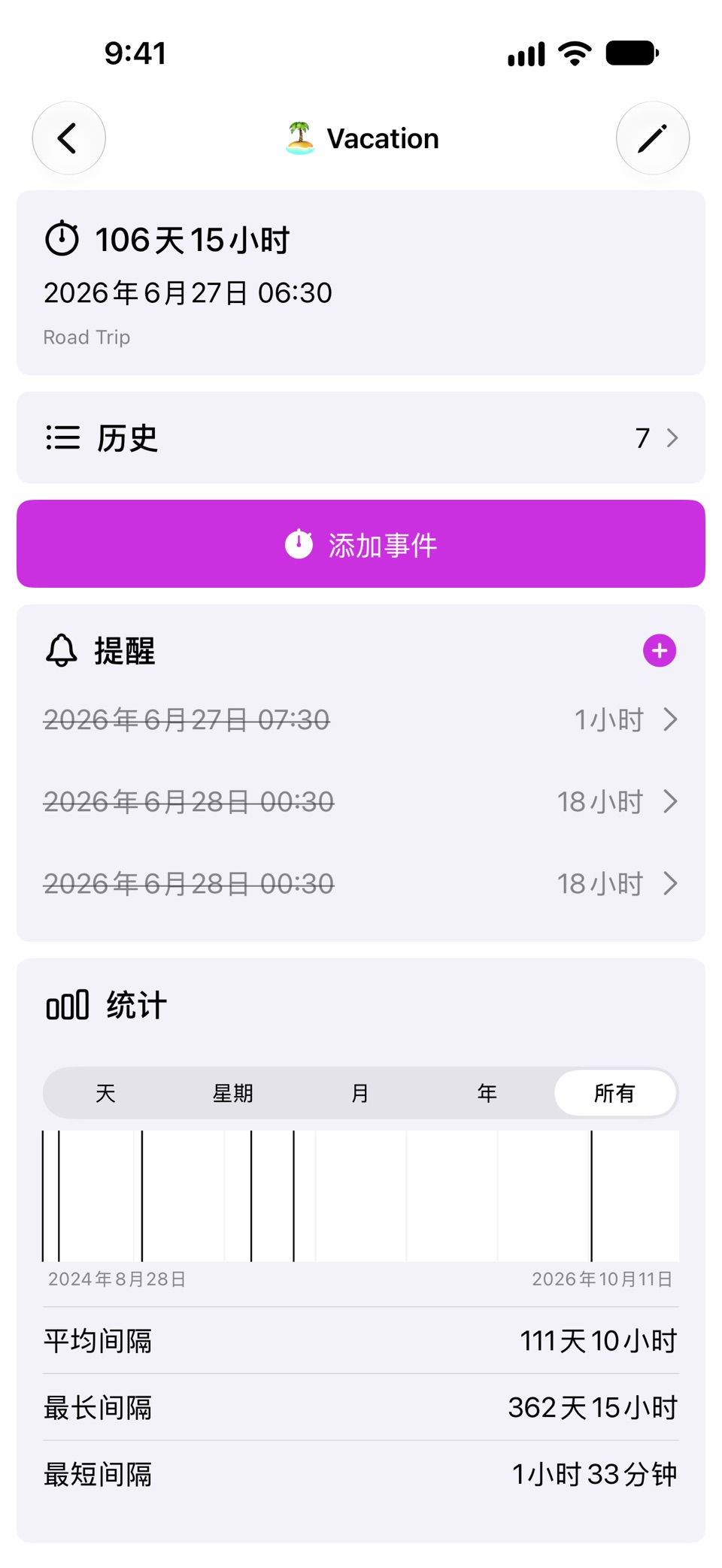 Hindsight - 时间追踪器 2