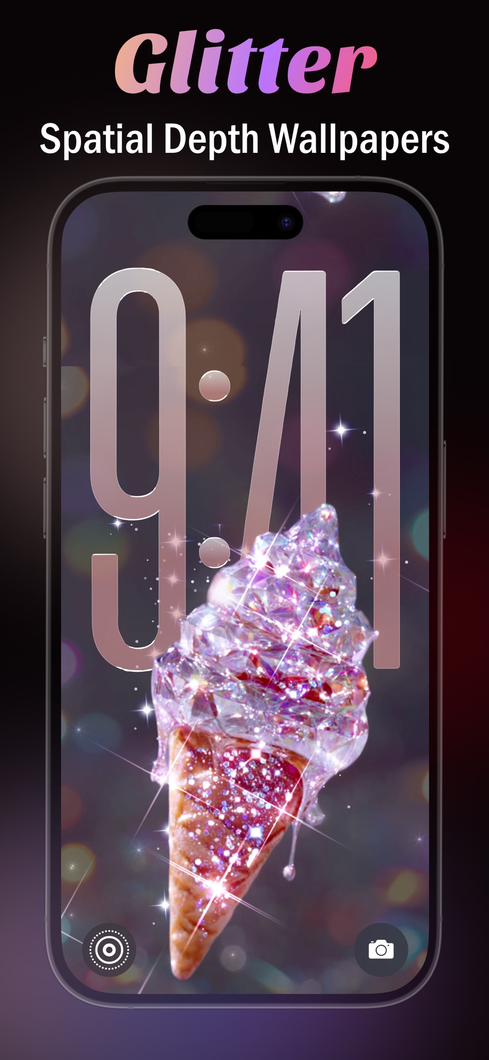 Glitter Wallpapers Lock Screen · Store screenshots