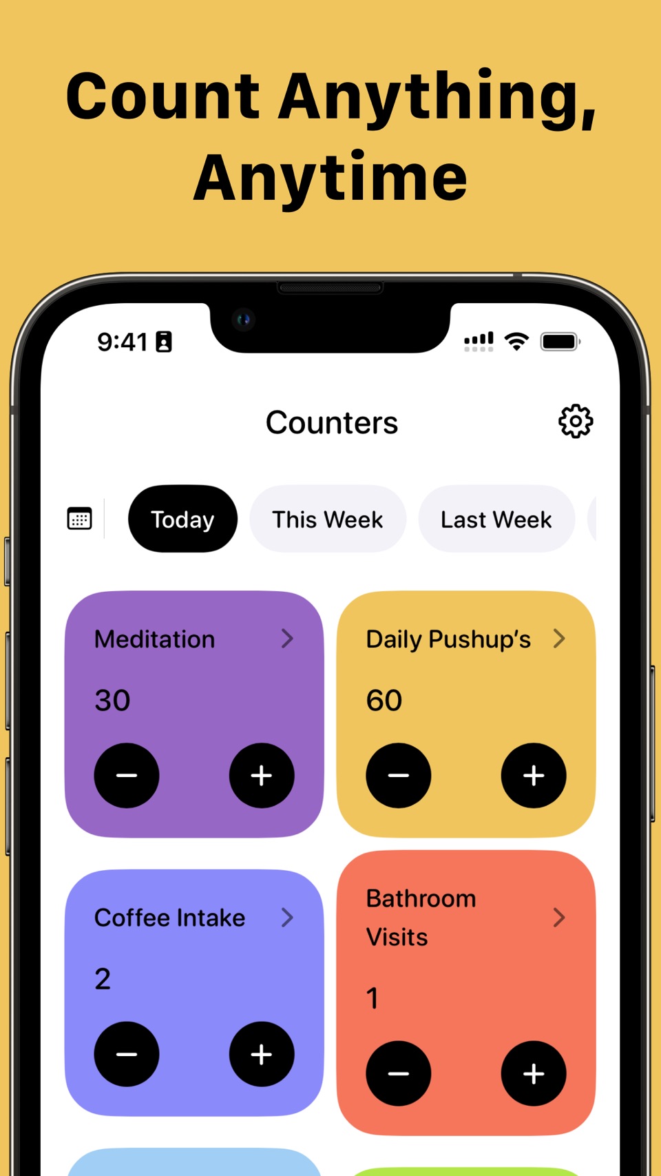 Tally Counter: 计数器 · Store screenshots