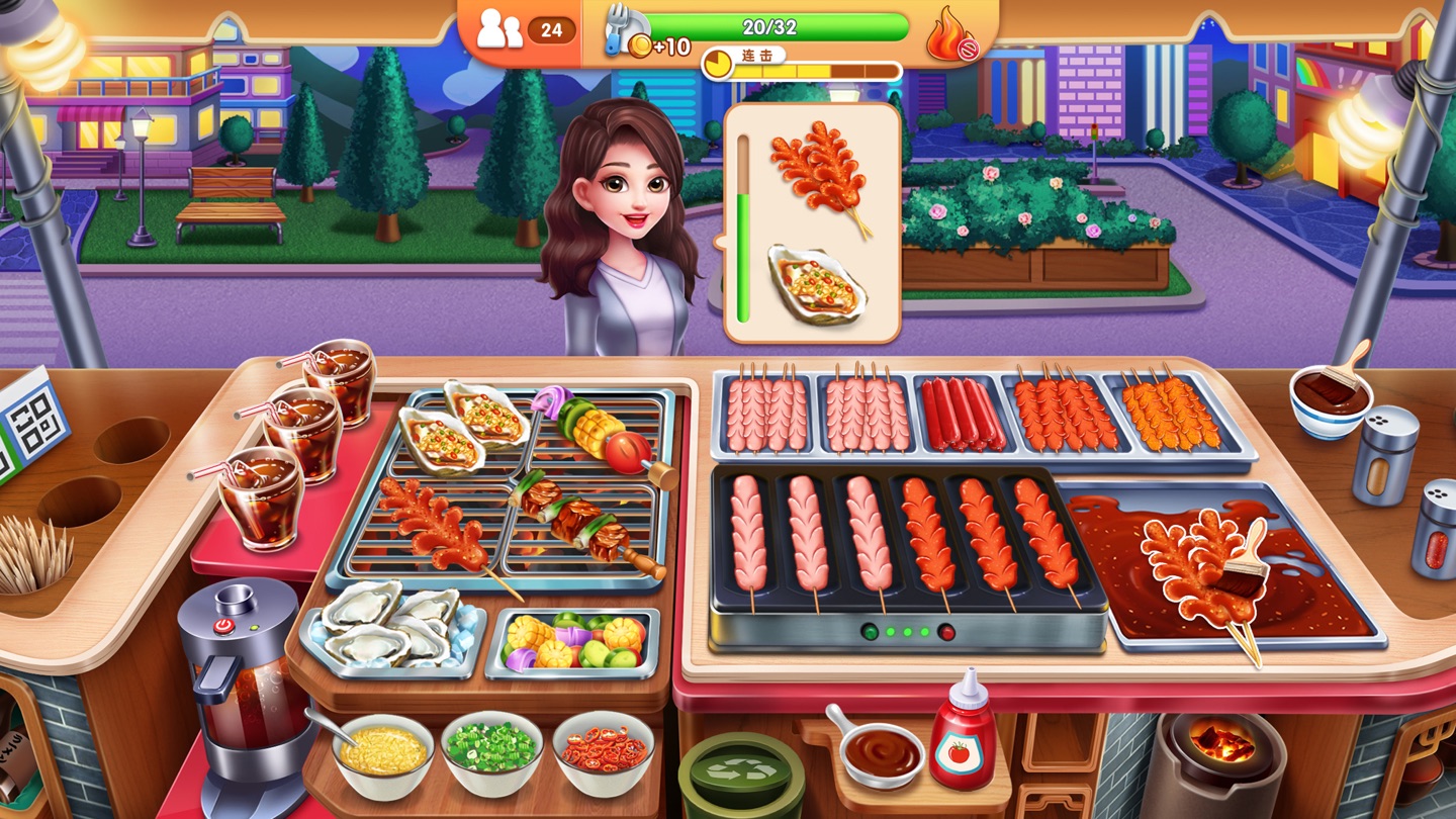 风味美食街：我的美食烹饪餐厅模拟游戏 · Store screenshots