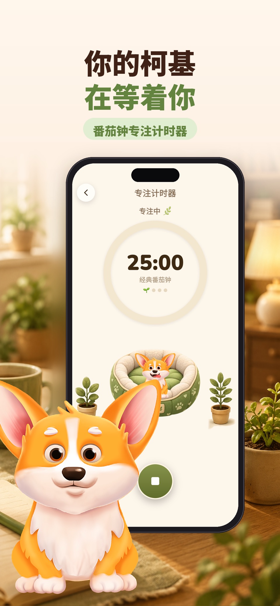 Study Corgi: 番茄钟专注学习 · Store screenshots