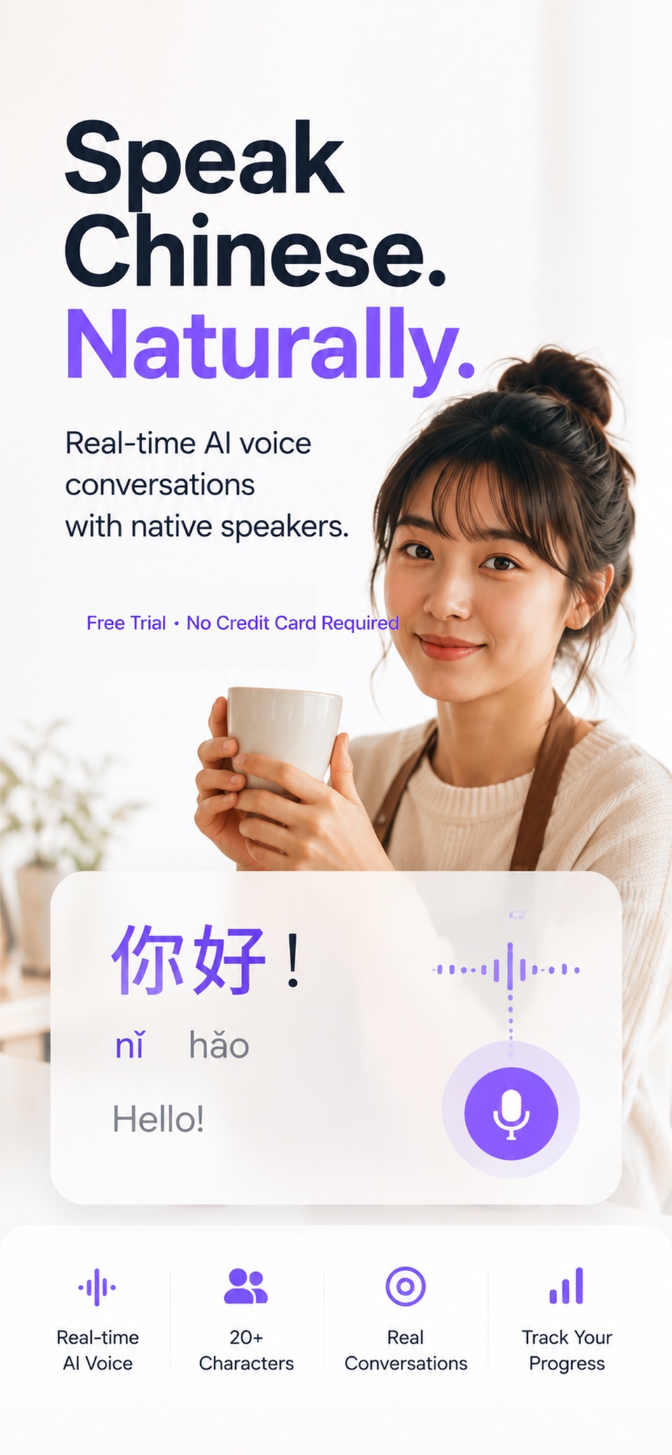 Speak Chinese: AI Voice Chat · Store screenshots