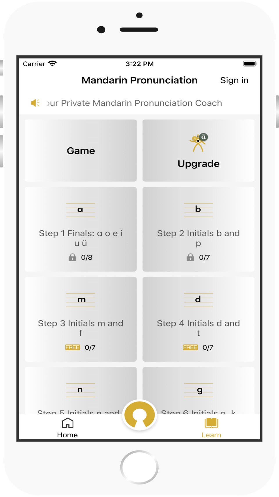 Mandarin Pronunciation · Store screenshots