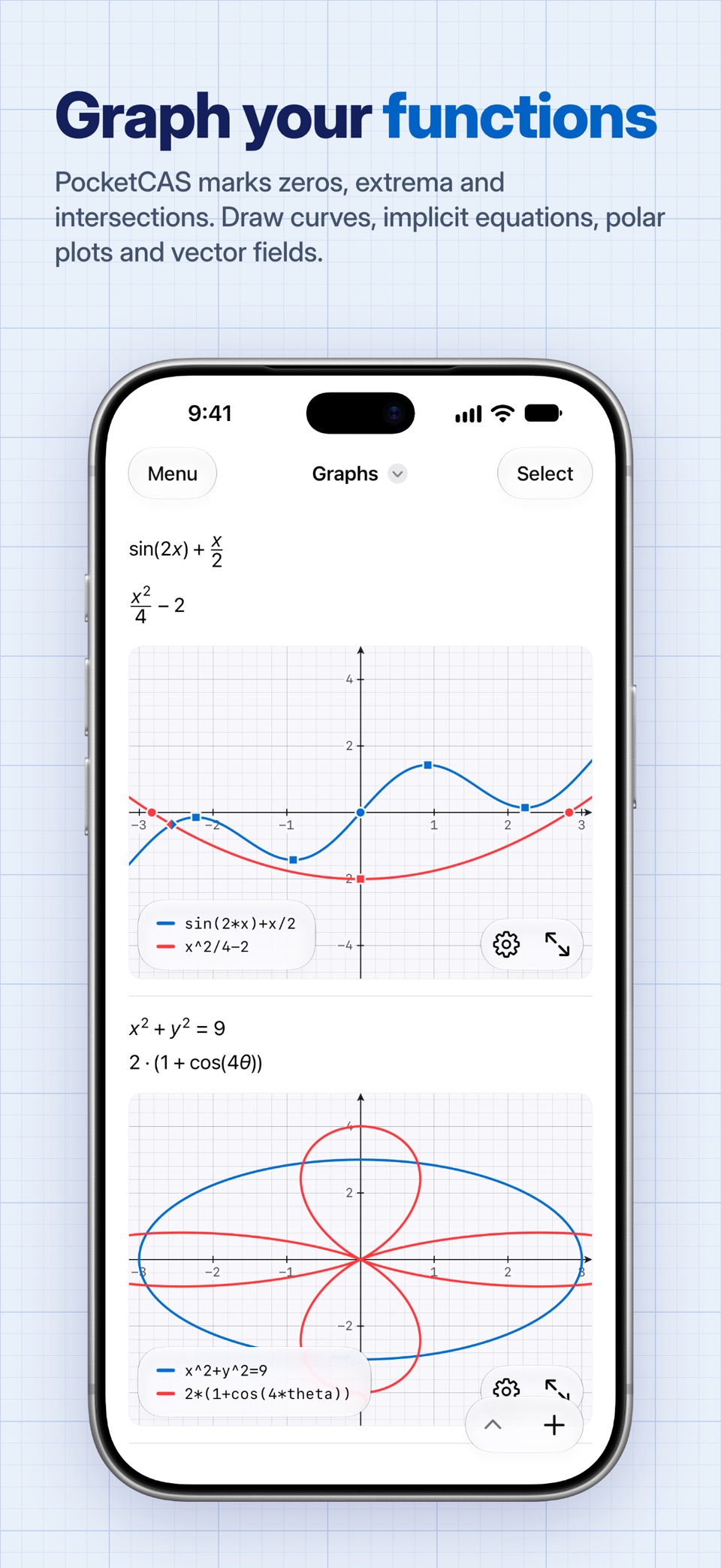 PocketCAS Pro 数学计算器 · Store screenshots