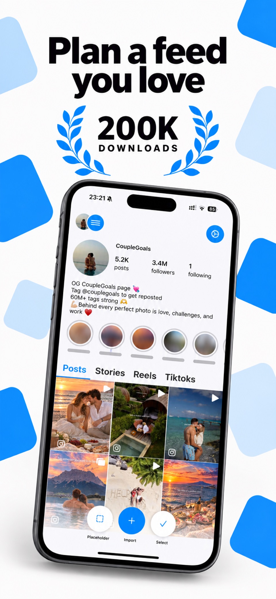 Feed Preview and Grid Planner 1
