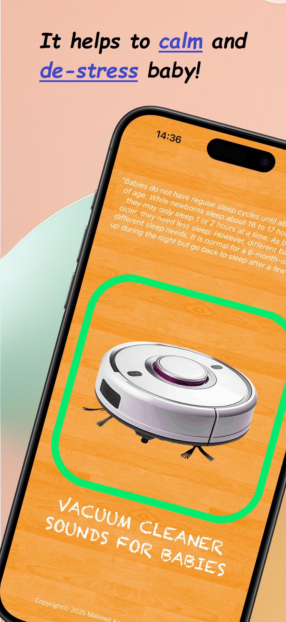 婴儿睡眠吸尘器声音| 白噪声 · Store screenshots